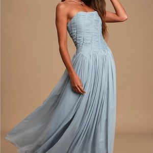 Topshop Strapless Dress